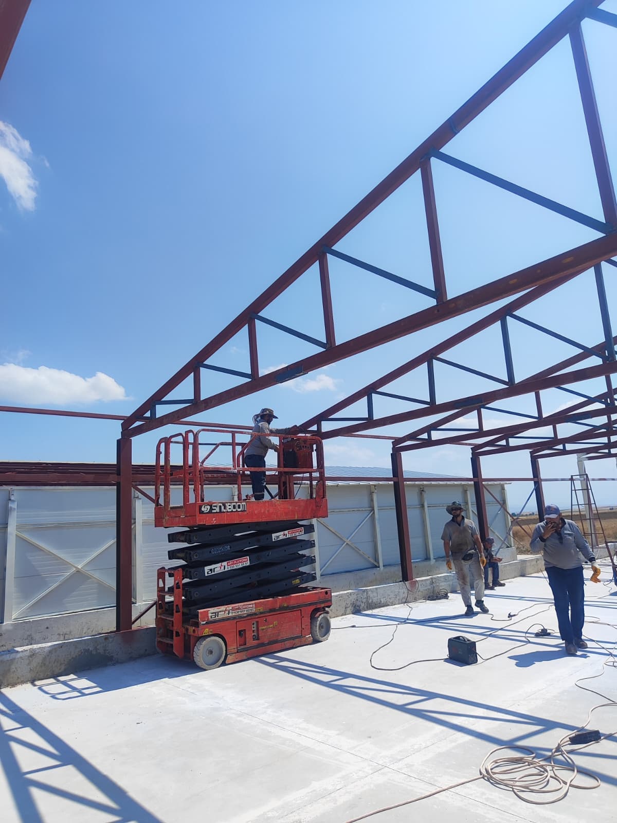 Çan Seramik Fabrikaları ve Gelibolu Tersaneleri için Platform Kiralama saha çalışması